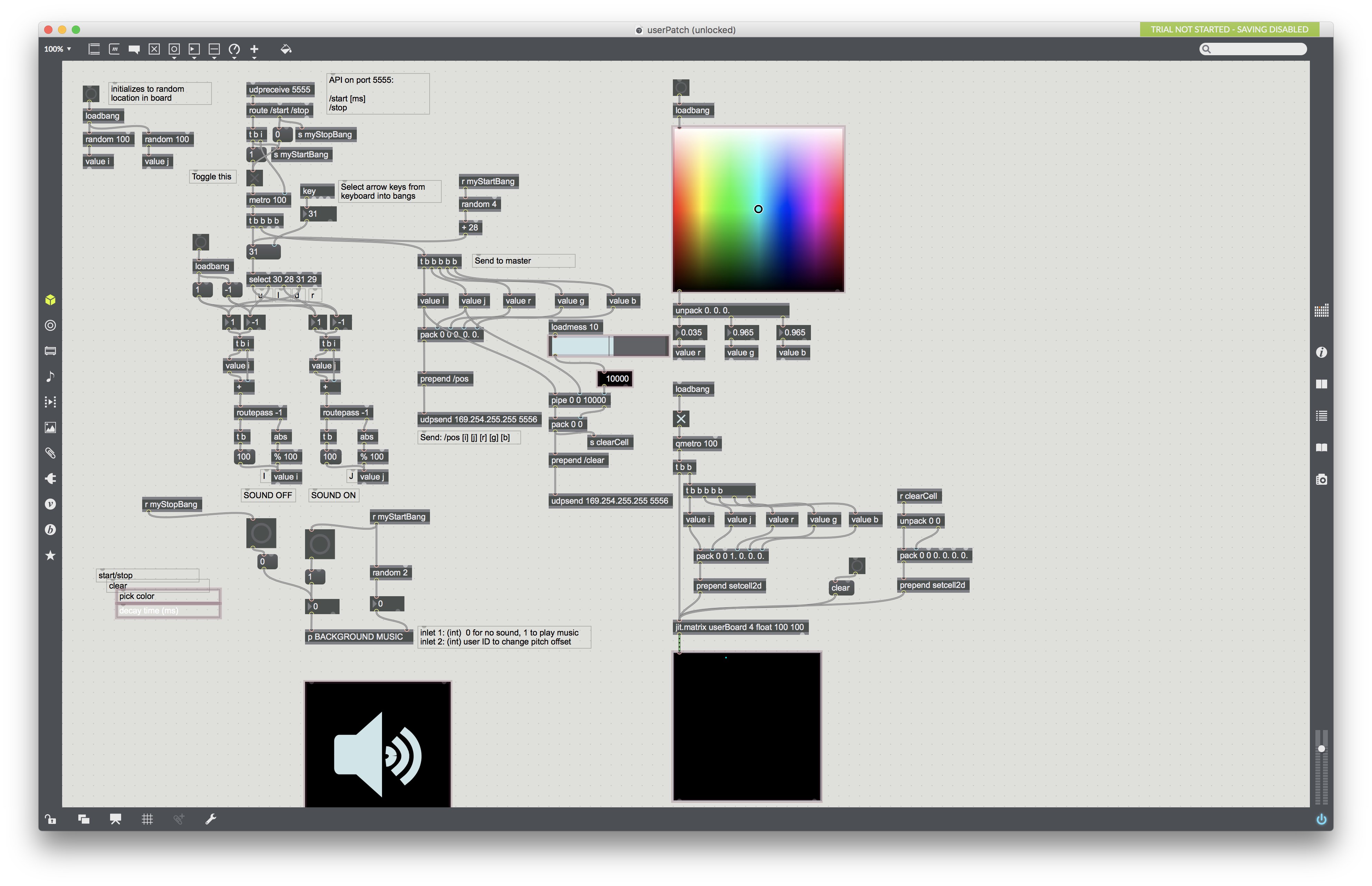 Participant Interface Code